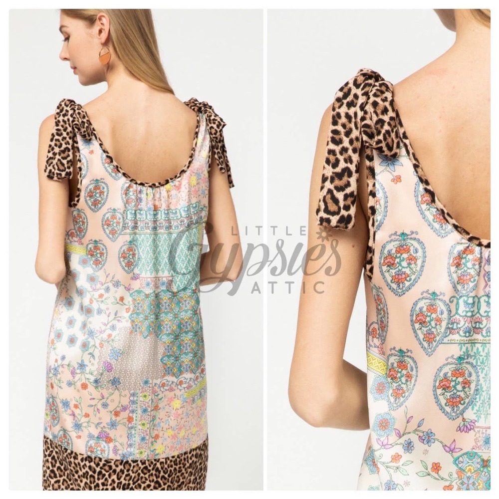 Entro Handmade Patchwork Bohemian Tunic Dress - Picture 6 of 12